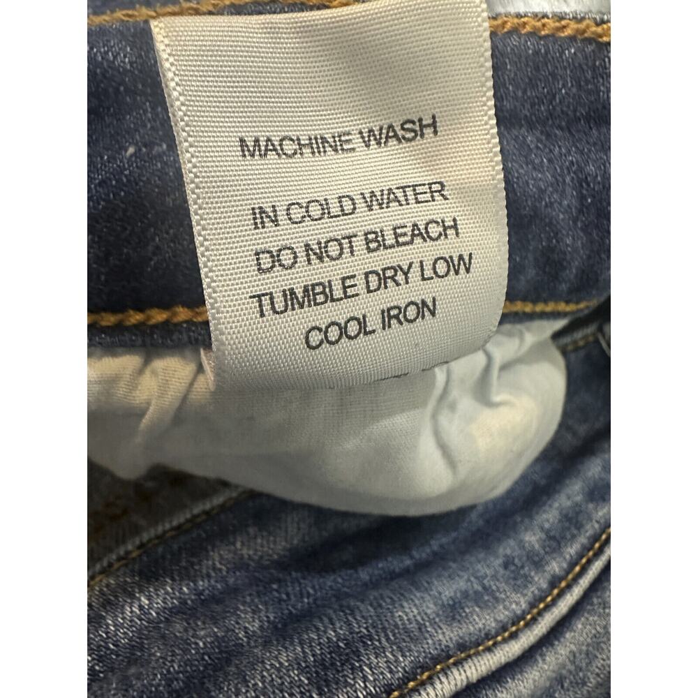 Judy Blue Thermal Straight Fit Jeans Contrast Wash JB82561 Women's Plus Size 18W - Picture 8 of 14